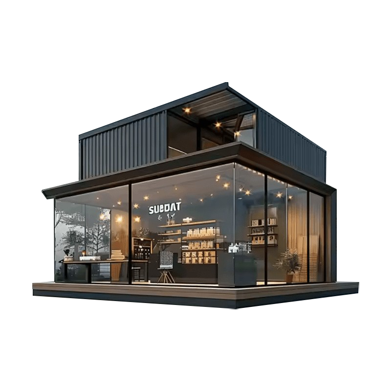 Prefabrikovaný Kontejnerový Dům Pro Obchody