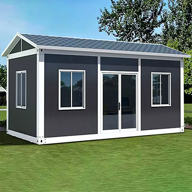 Kontejnerový dům se sedlovou střechou